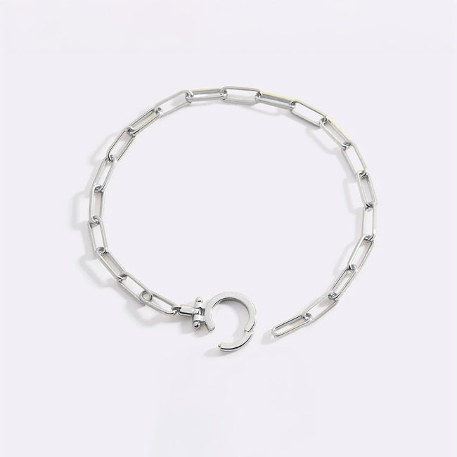 Paperclip Chain Bracelet