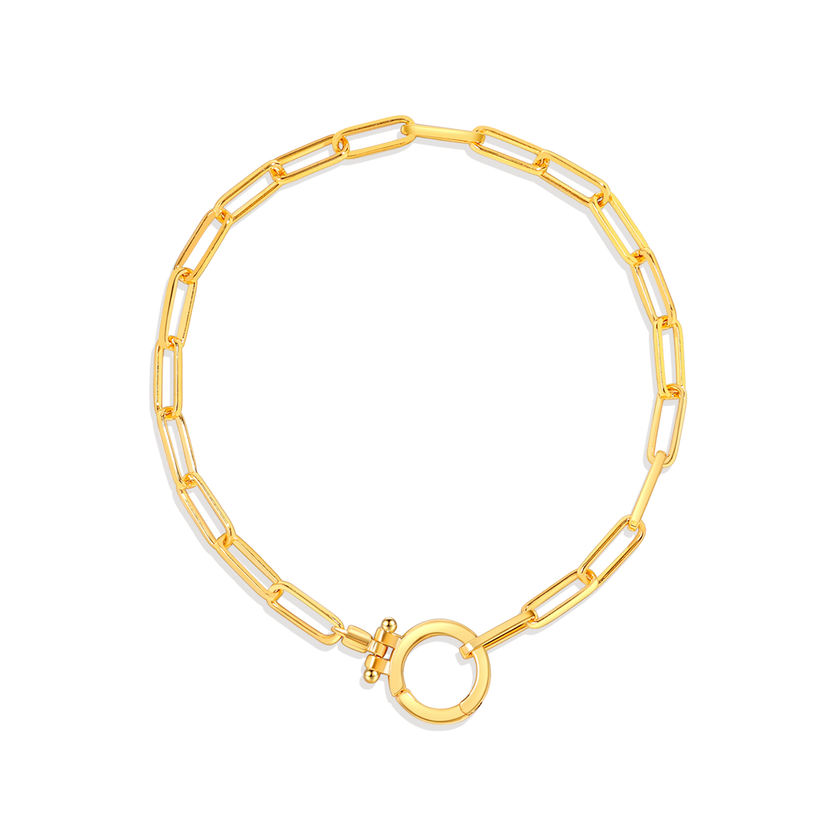 Paperclip Chain Bracelet
