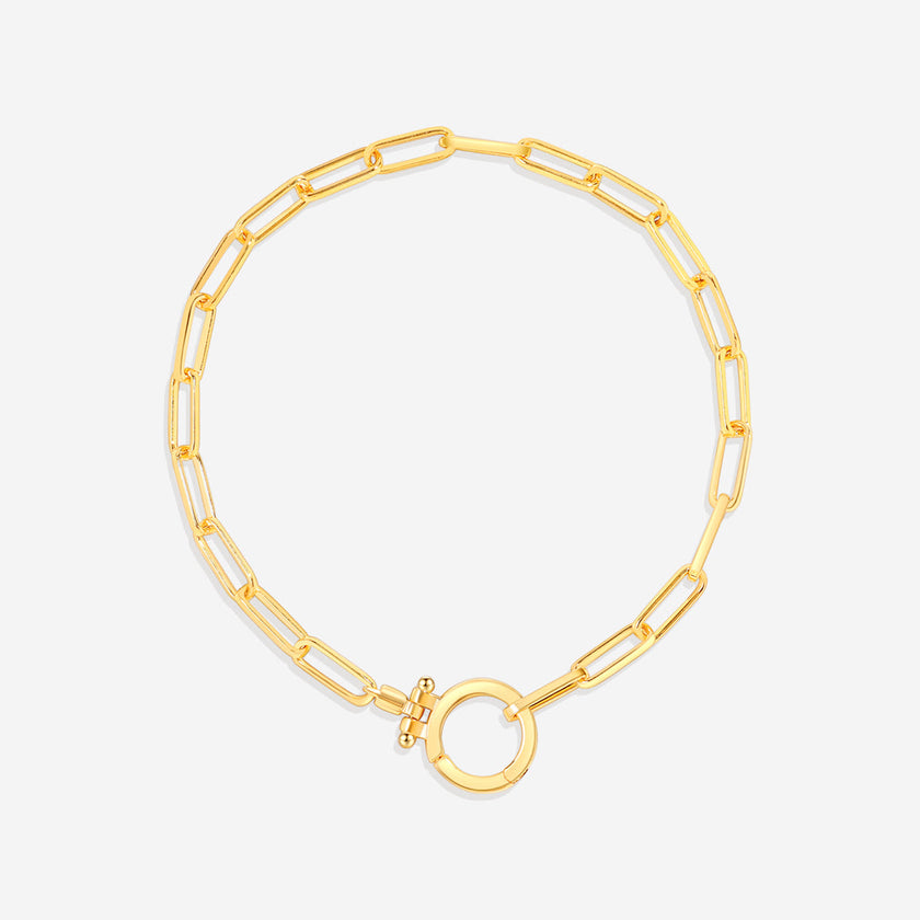 Paperclip Chain Bracelet