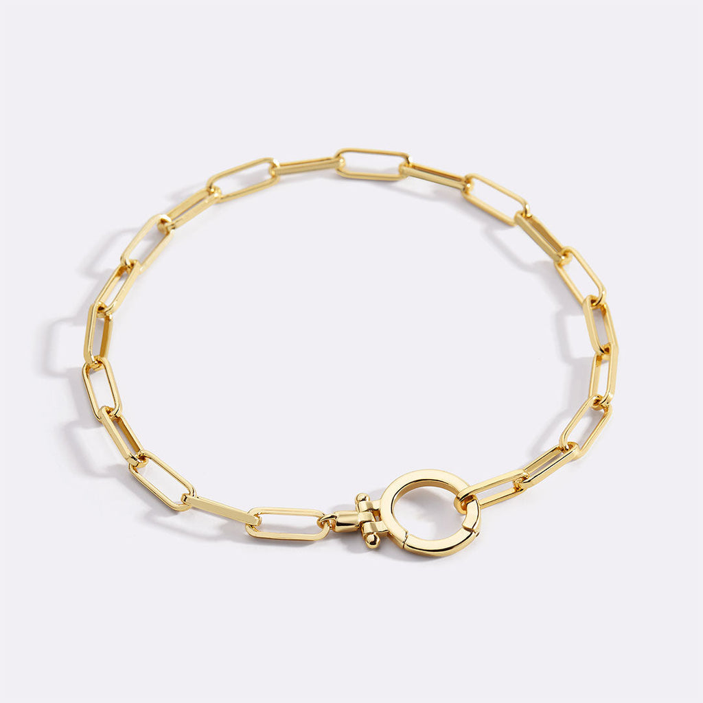 Paperclip Chain Bracelet