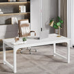 Tribesigns Moderner Computertisch Großer Bürotisch Computertisch Schreibtisch Workstation für Home Office