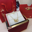 Regalo de San Valentín 2024 Personalizado para Mujer Collar de Acero con Doble Corazón Grabado con Nombre Caja de Rosa Eterna Anillo de Boda