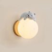 Bear Wall Light LED Kids Nursery Moon Night Light Bedroom Decor
