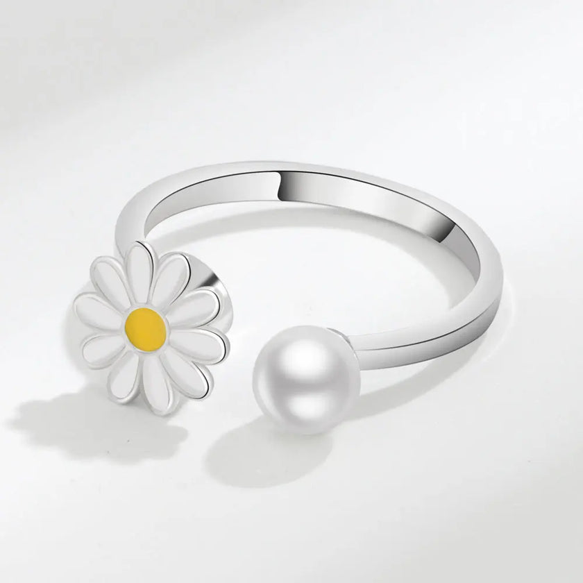 Anillo Giratorio de Margarita Ajustable