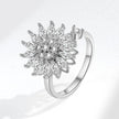 Adjustable Flower Spinner Ring
