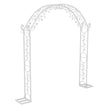 Heavy Duty Metal Wedding Arch, Garden Arbor, Trellis, Archway, Pergola, Balloon Decor Backdrop Stand