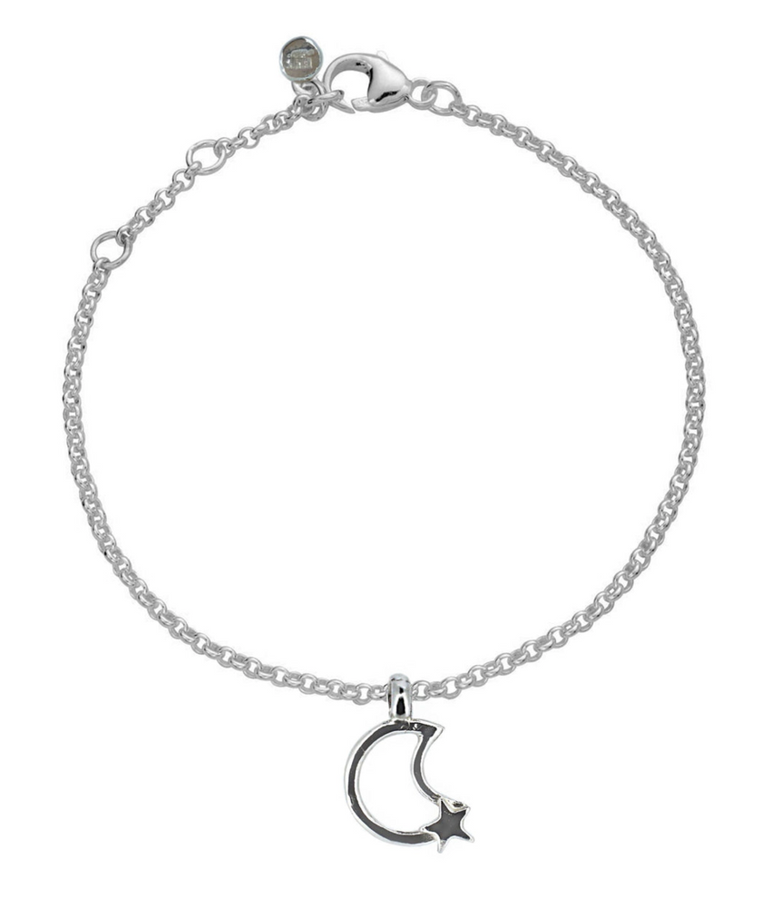 Moon and back Anklet
