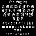 Collar con nombre personalizado en inglés antiguo