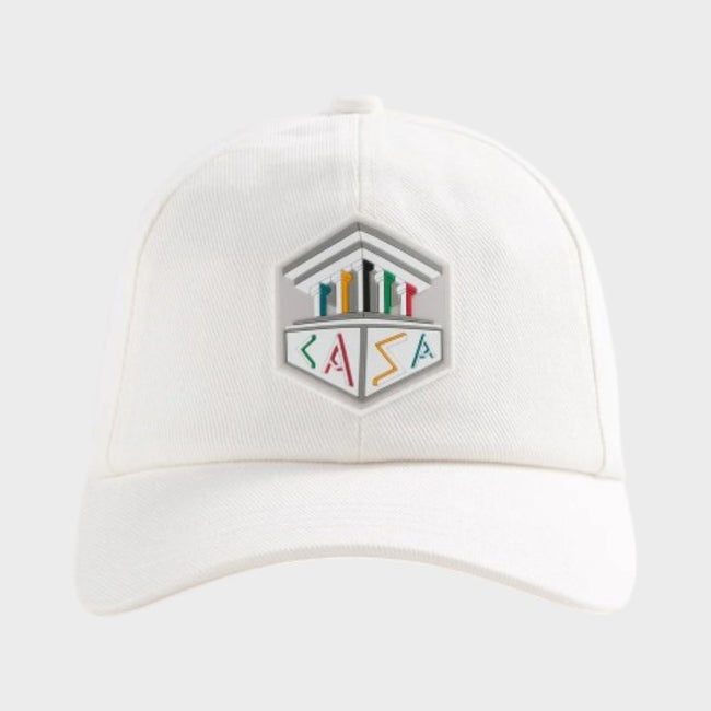 Casa Temple Rubber Patch Cap White