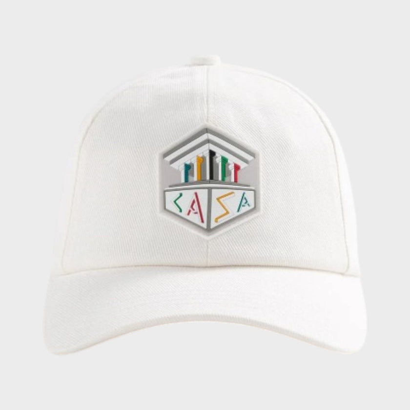 Gorra Casa Temple con Parche de Goma Blanco
