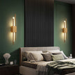 Emporium LED Wandleuchte Schwarz Gold Warmweiß Festverdrahtet Modern