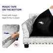 Dutch Velvet Upholstered Pet Lounge Chair, Dog Bed, Sofa, Couch Bed, Solid Wood Legs, Detachable Pad, Pet Supplies, L, XXL