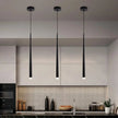 Sleek Drop Pendant Light - LED Integrated Adjustable Height Warm Light