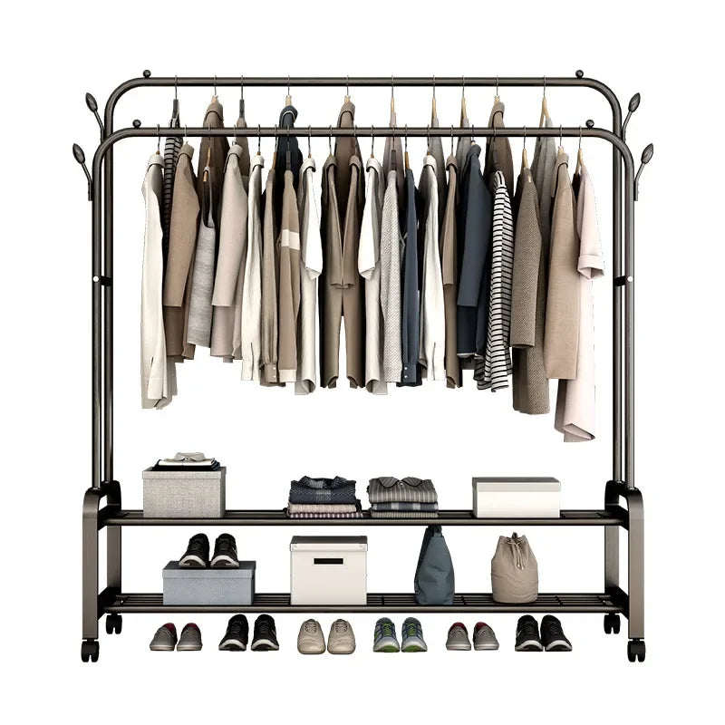 Standing Coat Rack Coats Page Children's Room Rack Home Furniture Wardrobe Stand Floor Stand Clothes Wall Clothes Hanger Hangers