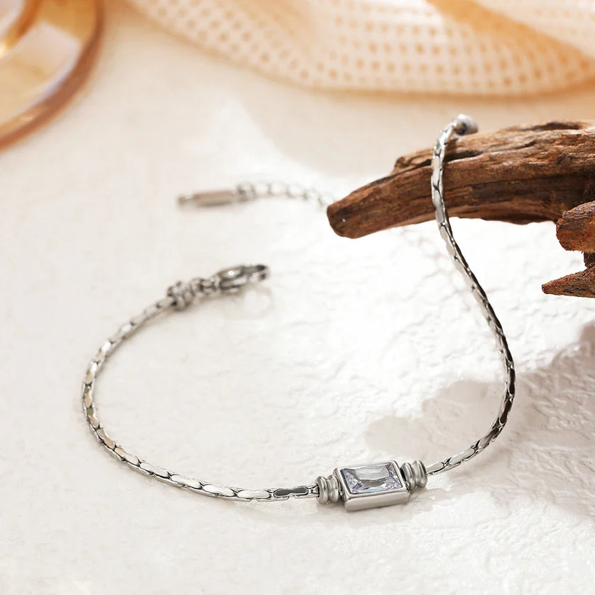Zircon Square Bracelet