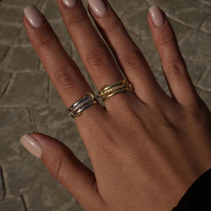 18K Gold Plated Stacking Ring