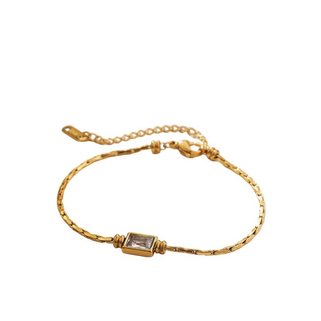 Zircon Square Bracelet