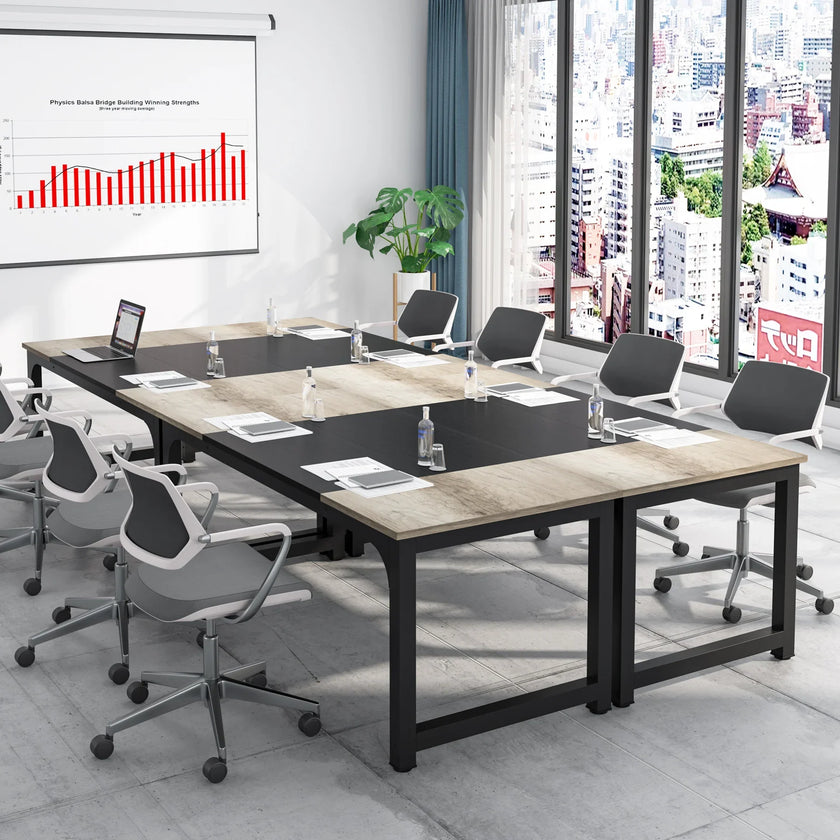 Tribesigns Moderner Computertisch Großer Bürotisch Computertisch Schreibtisch Workstation für Home Office