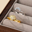 Himmlischer Sonne- & Mondring-Set