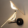 Double Chirpy LED Bird Nursery Wall Light - Hardwired Ambient