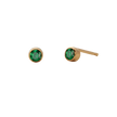 Birthstone Round Stud Earring