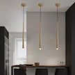 Sleek Drop Pendant Light - LED Integrated Adjustable Height Warm Light