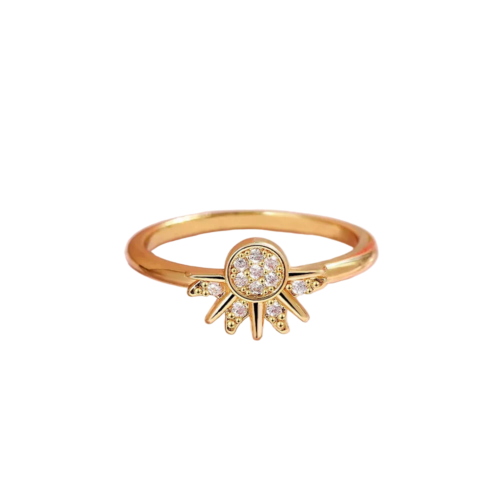 Himmlischer Sonne- & Mondring-Set