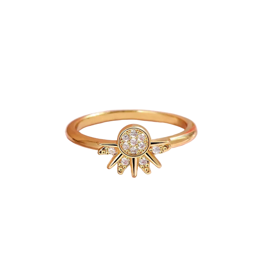 Himmlischer Sonne- & Mondring-Set