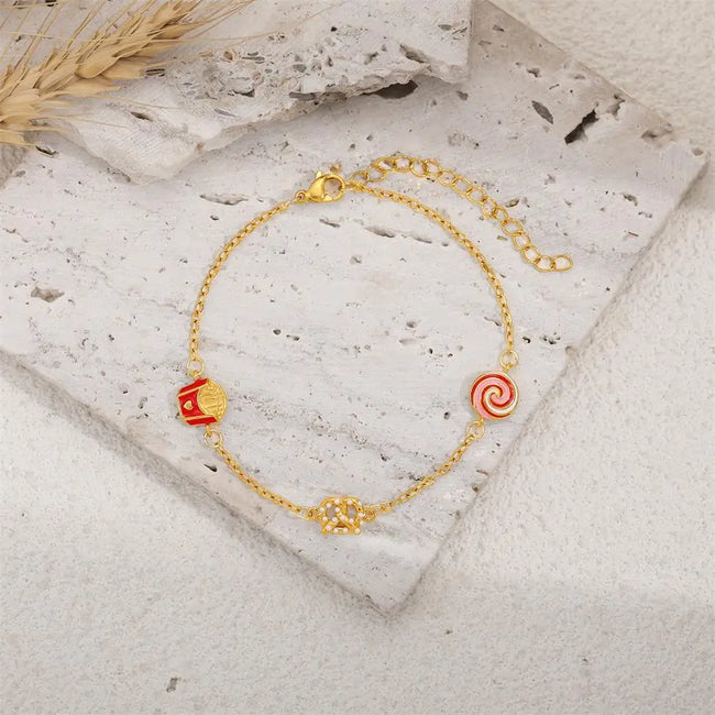 Bracciale con ciondolo a forma di cuore