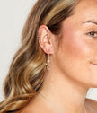 Amber Seahorse Drop Earrings