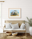 Happy Days Seal - Cornish sealife - Giclée Watercolour Print