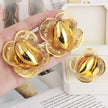 Gold Plated Earrings Ring Set for Women