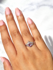 Selene Lavendel-Amethyst-Ring aus Sterlingsilber