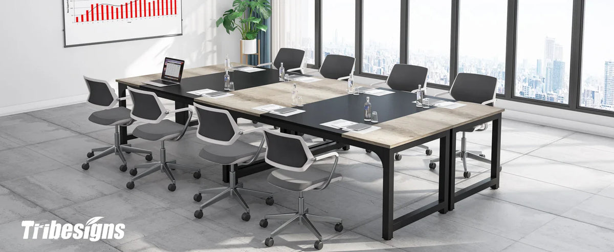 Tribesigns Moderner Computertisch Großer Bürotisch Computertisch Schreibtisch Workstation für Home Office