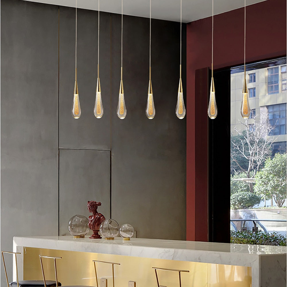 Colgante de cristal - Cadena de luces LED cálidas para colgar en Reino Unido