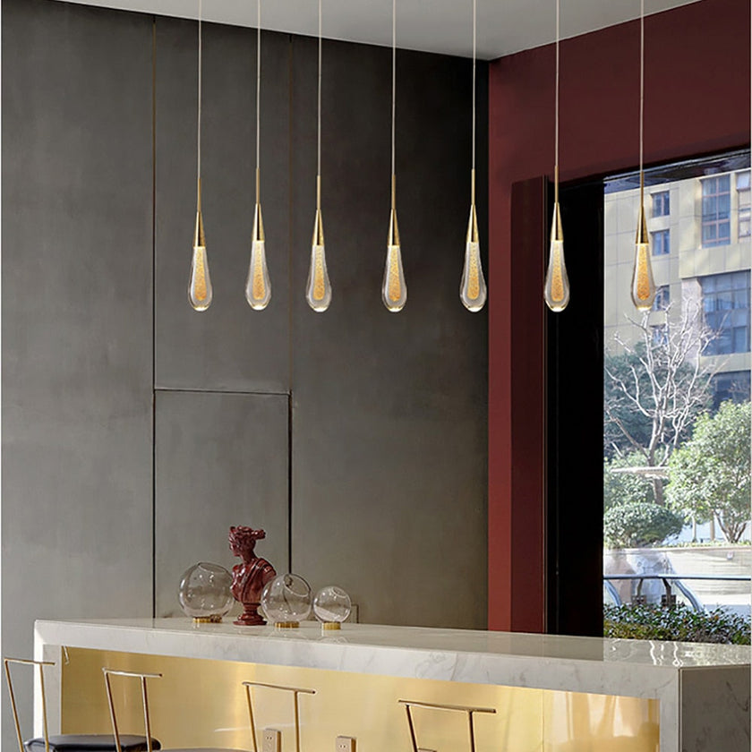 Colgante de cristal - Cadena de luces LED cálidas para colgar en Reino Unido