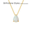 Teardrop Birthstone Necklace