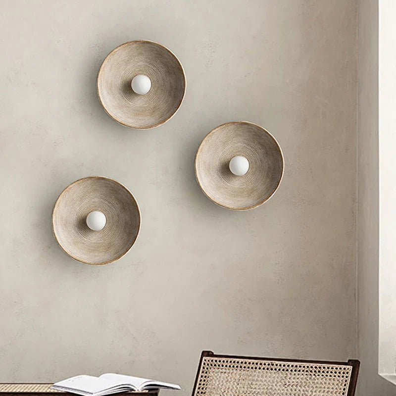 Wandlampe Desert Skandi-Stil Warmweißes LED-Licht Schlafzimmer