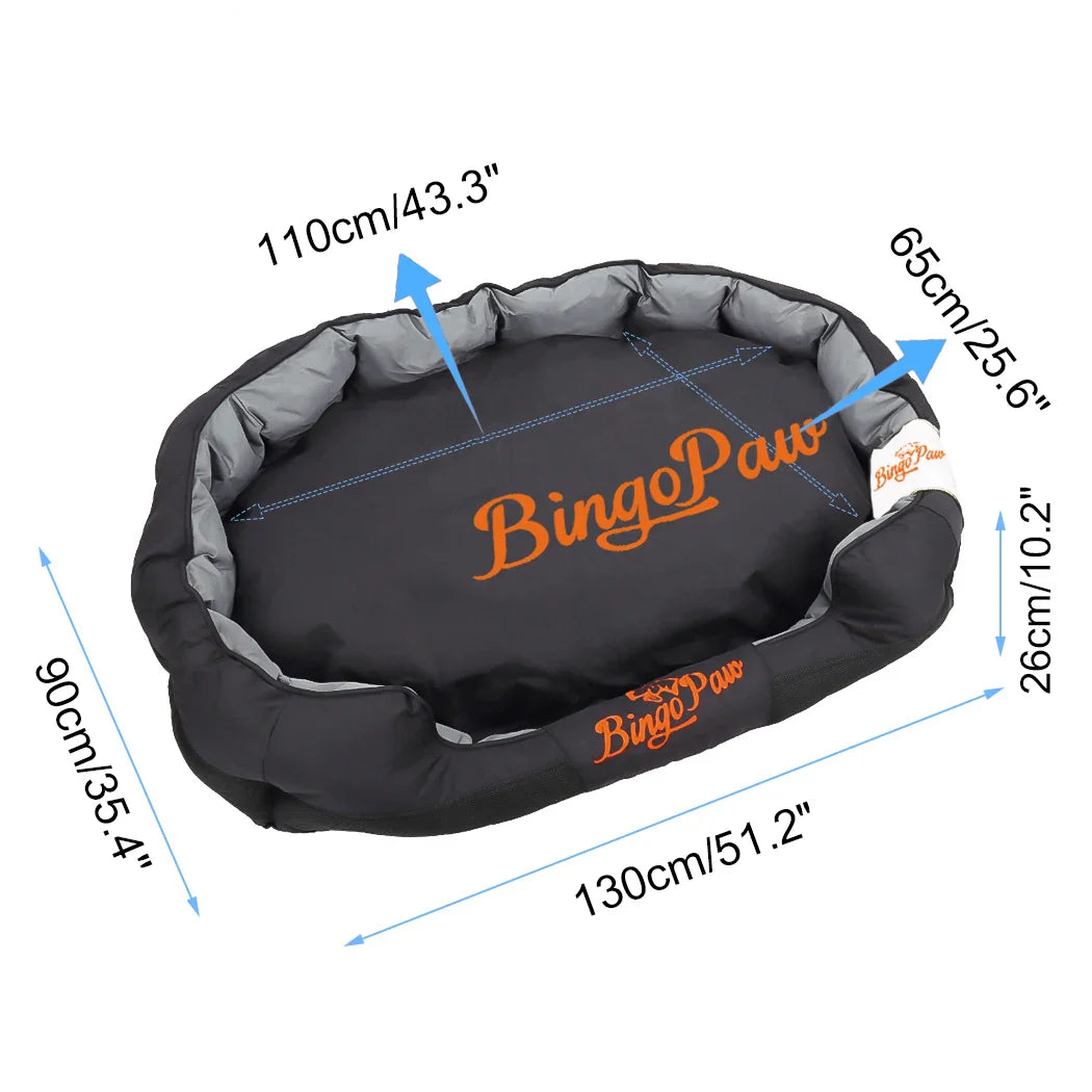 Dog Bed for All Season Pet, Calming Sleeping Mat, Sofa, Kennel Cushion with Removable Cushion, Oxford Cover, L, XL, XXL