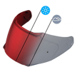 Glide Shield Outer- Photochromic Red
