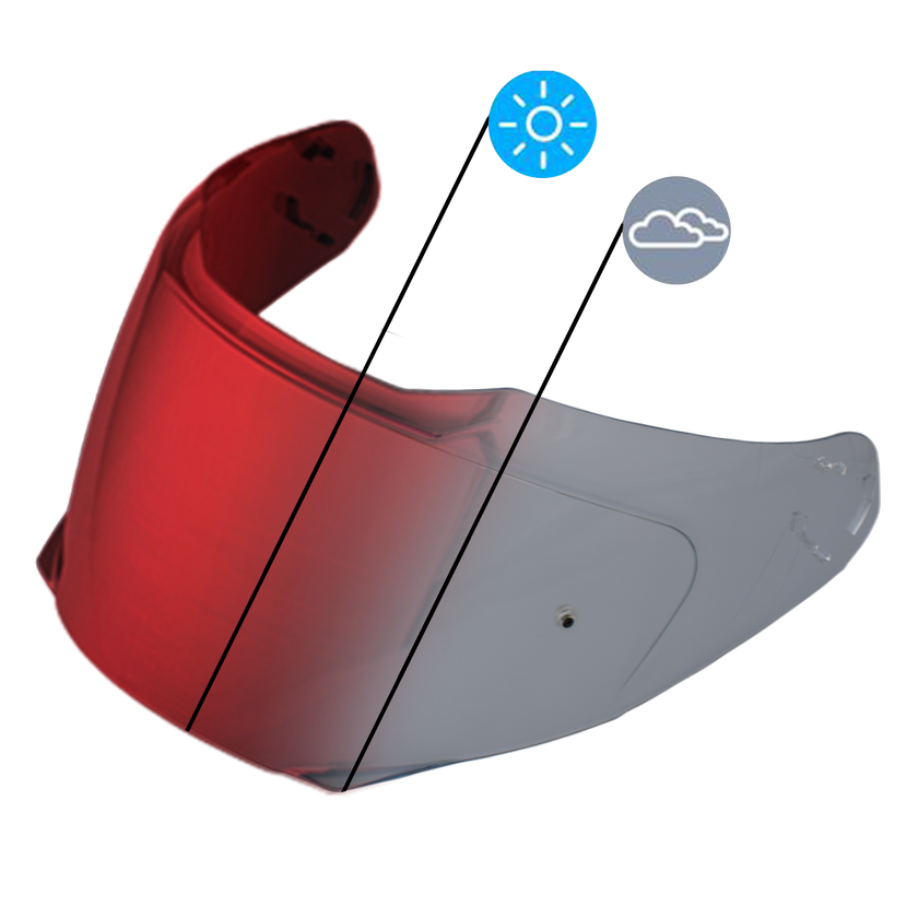 Glide Shield Outer- Photochromic Red