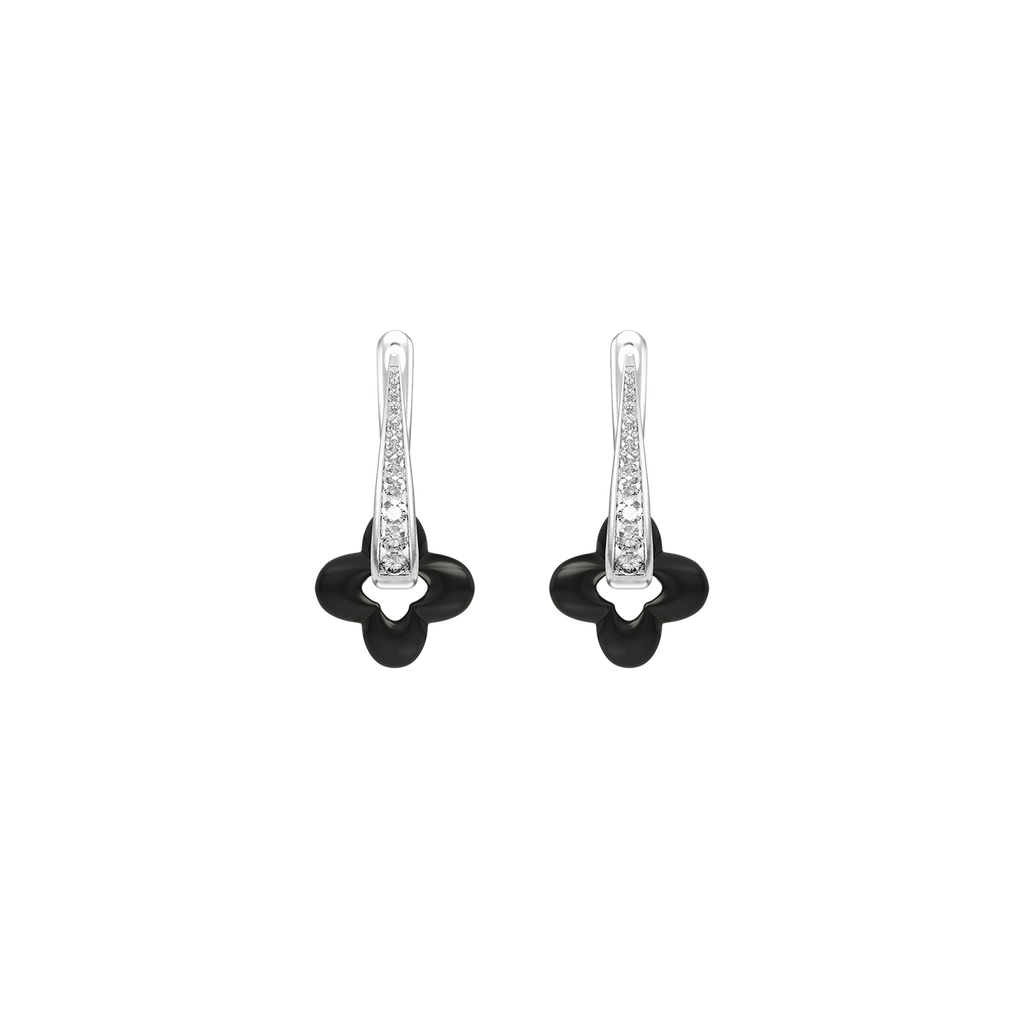 Silver Clover Earrings