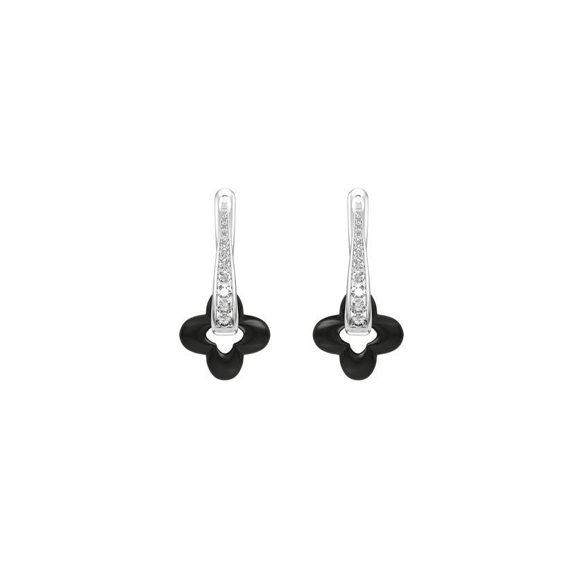 Silver Clover Earrings