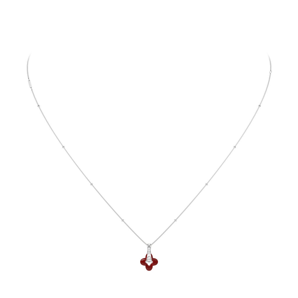 Silver Clover Necklace