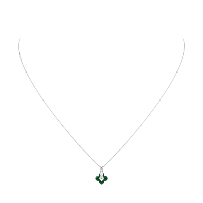 Silver Clover Necklace