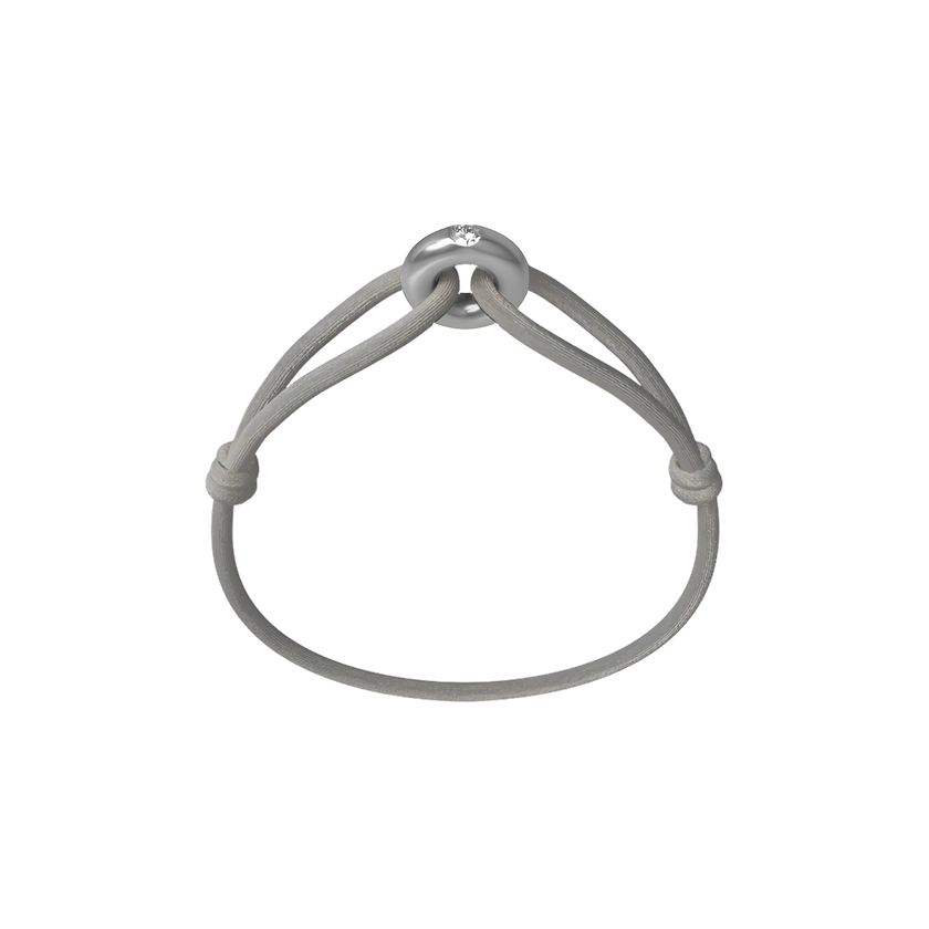 Silbernes Soho-Diamantkordelarmband