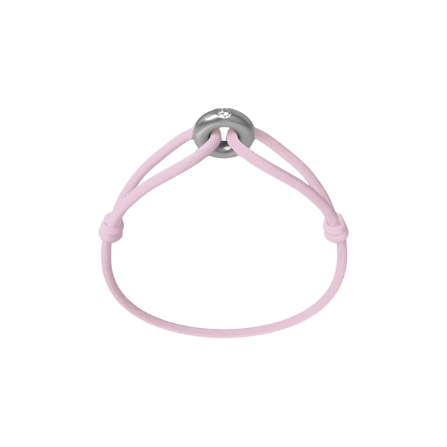 Silver Soho Diamond Cord Bracelet