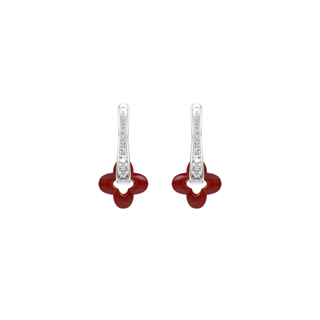Silver Clover Earrings