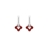 Silver Clover Earrings
