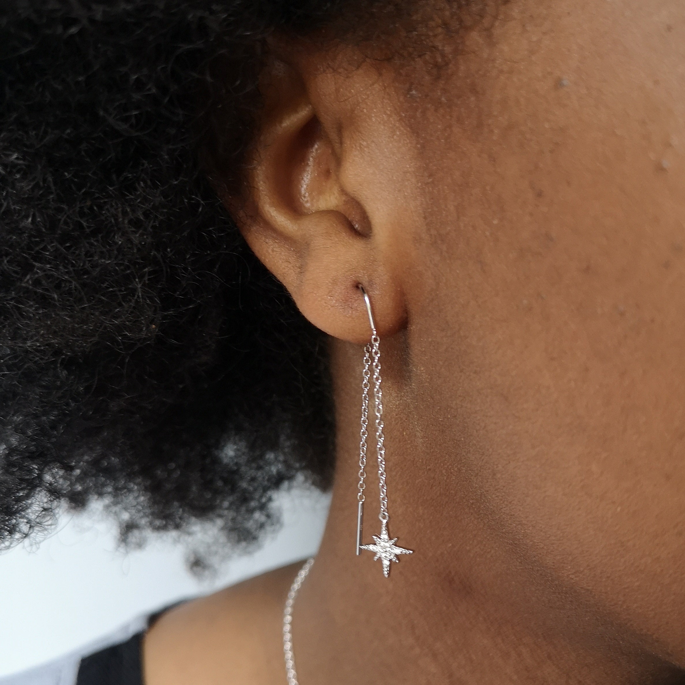 Starburst Threader Earrings